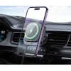 Авто держатель Hoco HW23 magnetic wireless fast charging car holder [Black]