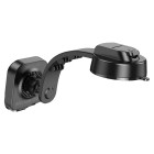 Suport auto Hoco HW24 magnetic wireless fast charging car holder [Black]