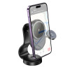 Suport auto HOCO HW28 Excelso 2-in-1 wireless fast charging car holder [Black]