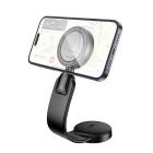 Suport auto Hoco HW29 Totem ring magnetic wireless fast charging car holder [Black]
