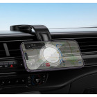 Suport auto Hoco HW29 Totem ring magnetic wireless fast charging car holder [Black]