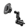 Suport auto Hoco HW30 Crown magnetic wireless charging car holder [Black]