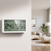 Ceas electronic de interior cu higrotermometru Hoco HX42 indoor electronic alarm clock thermometer and hygrometer [White]