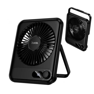 Ventilator de birou subțire Hoco HX607 slim desktop fan [Black]