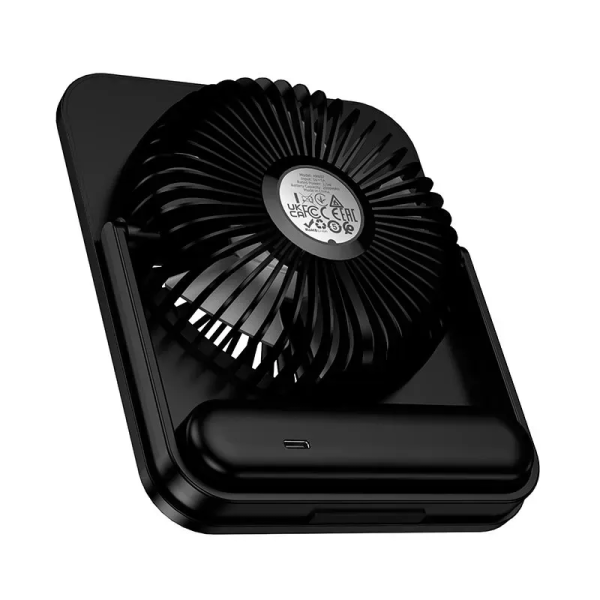 Ventilator de birou subțire Hoco HX607 slim desktop fan [Black]