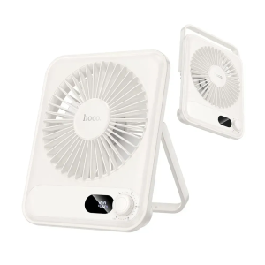 Ventilator de birou subțire Hoco HX607 slim desktop fan [White]
