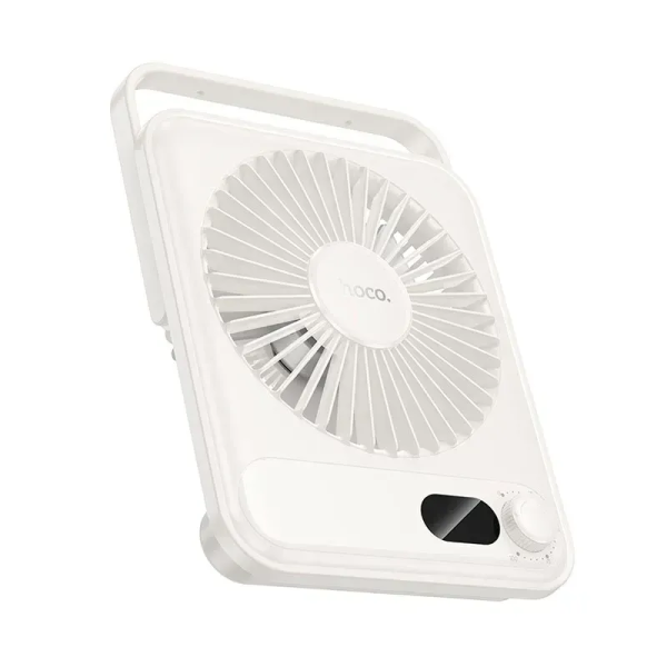 Ventilator de birou subțire Hoco HX607 slim desktop fan [White]