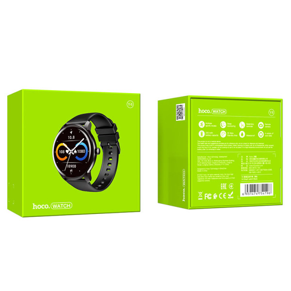 Fitness Smart Watch Hoco Y4 [Black]
