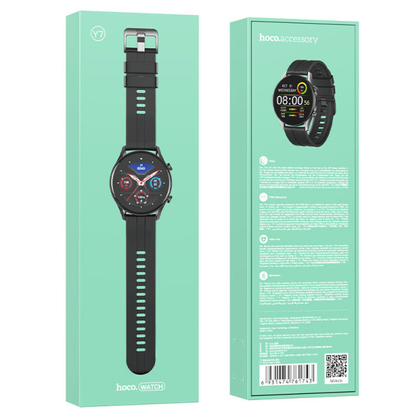 Smart Watch Hoco Y7 [Black]