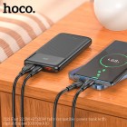 Power Bank  Hoco J121 Fast 22.5W+PD20W fully compatible with digital display (10000mAh) [Black]