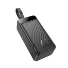 Power Bank J123C Element 22.5W+PD20W fully compatible with digital display(60000mAh) [Black]