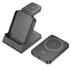 Power Bank Hoco J149 Victory 3-in-1 magnetic power bank(5000mAh) [Black]