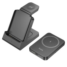 Power Bank Hoco J149 Victory 3-in-1 magnetic power bank(5000mAh) [Black]