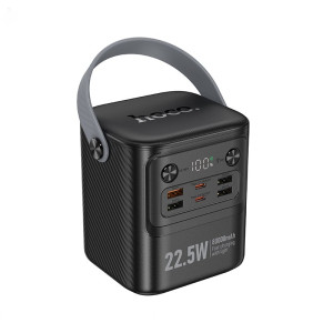 Power Bank J152 Tough 22.5W+PD20W+light power bank(80000mAh) [Black]