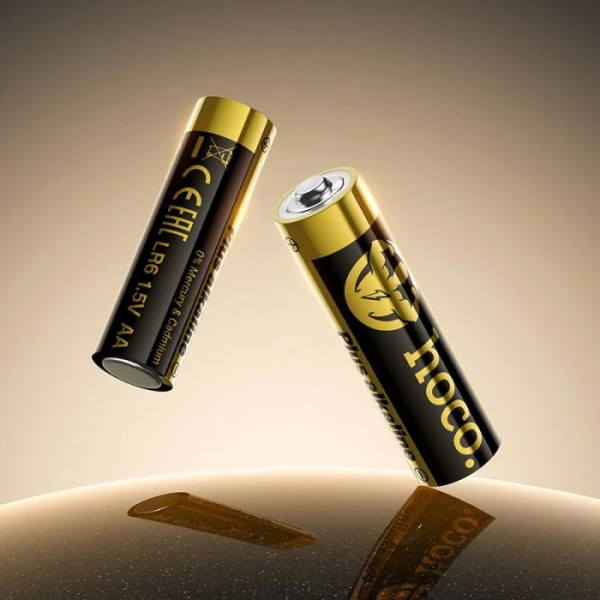 Baterie alcalină Hoco JA1A AA alkaline battery LR6(2PCS) [Black]