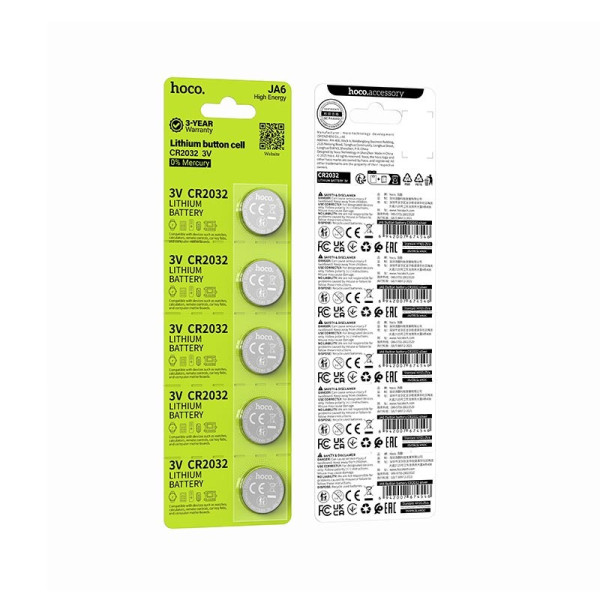 Baterii Hoco JA6 Button battery CR2032(1PCS)