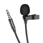 Микрофон Hoco L14 Lavalier microphone AUX 3.5мм (2м) [Black]