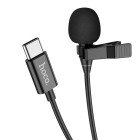 Микрофон Hoco L14  Lavalier microphone Type-C (2м) [Black]