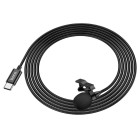 Microfon Hoco L14  Lavalier microphone Type-C (2m) [Black]