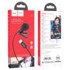 Microfon Hoco L14  Lavalier microphone Type-C (2m) [Black]