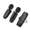 Беспроводной микрофон Hoco L15 Dual-mic (iP/Type-C) [Black]