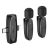 Беспроводной микрофон Hoco L15 Dual-mic (iP/Type-C) [Black]