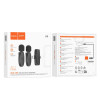 Беспроводной микрофон Hoco L15 Dual-mic (iP/Type-C) [Black]