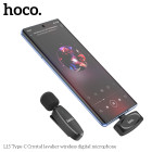 Microfon wireless Hoco L15 for Type-C Crystal lavalier [Black]