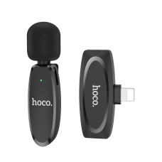 Беспроводной микрофон Hoco L15 for iP Crystal lavalier [Black]