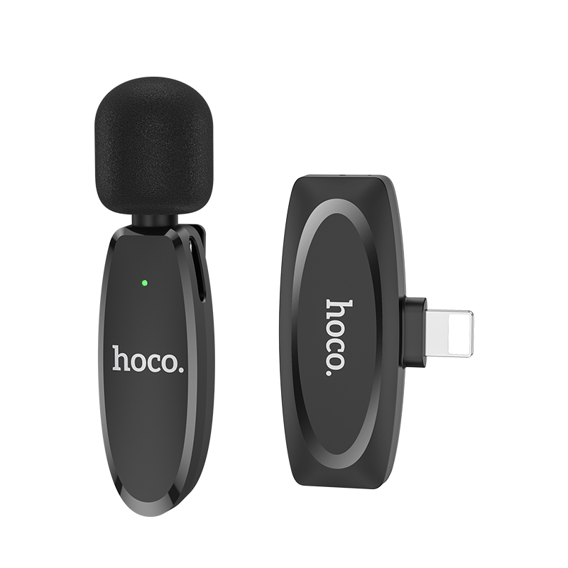 Беспроводной микрофон Hoco L15 for iP Crystal lavalier [Black]