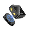 Microfon wireless Hoco L17 Dual-mic magnetic lavalier wireless digital microphone(iP/Type-C) [Black]
