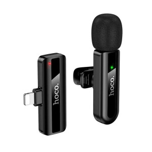 Microfon wireless Hoco L20 Fair wireless microphone iP [Black]