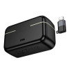 Microfon wireless Hoco L22 Bright 2-in-1 wireless microphone with case(iP/Type-C) [Black]