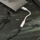 Adapter Hoco LS35 AUX 3.5mm to Type-C[White]