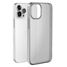 Чехол Hoco Light series TPU case for iP15 Pro Max [Transparent-Black]