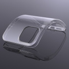 Husa Hoco Light series TPU case for iP15 Pro [Transparent-Black]