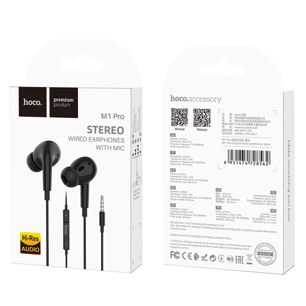 Наушники Hoco Original Series M1 Pro [Black]