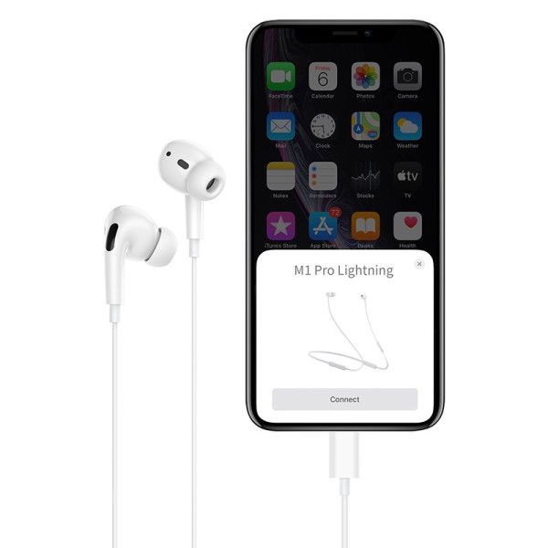 Casti Hoco Original Series M1 Pro Lightning [White]