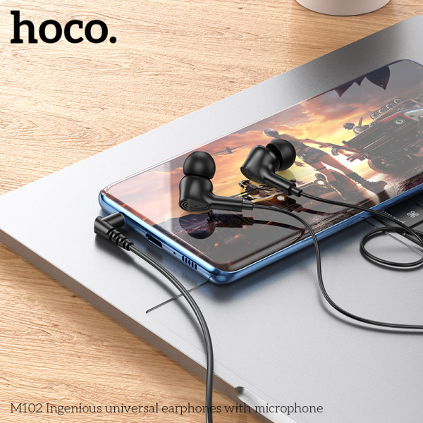 Наушники Hoco M102 Ingenious (1.2м) [Black]