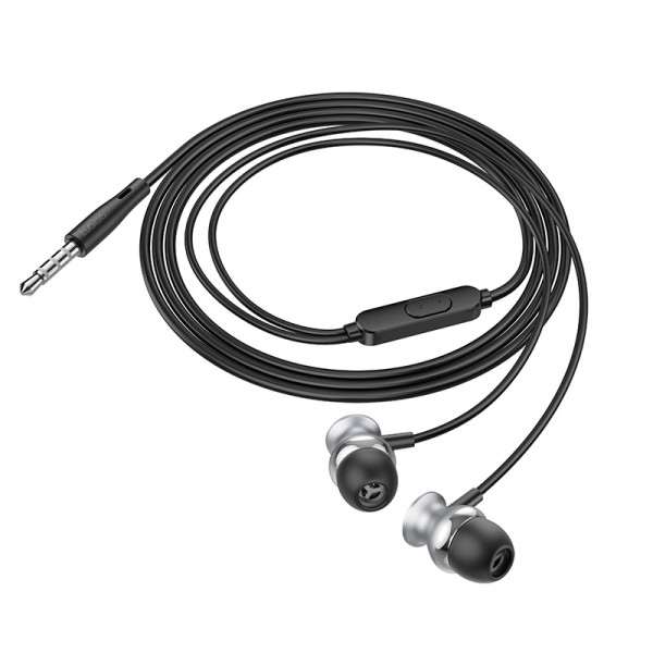 Наушники Hoco M106 Fountain metal (1.2 м) [Metal-Gray]