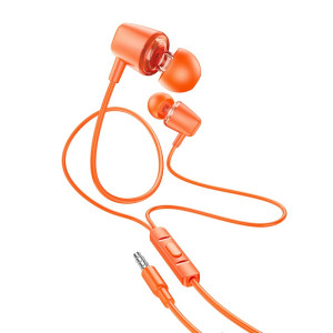 Casti Hoco M107 Discoverer with mic [Orange]