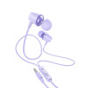 Наушники Hoco M107 Discoverer with mic [Purple]