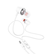 Casti Hoco M107 Discoverer with mic (AUX) [White]