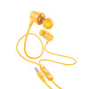 Casti Hoco M107 Discoverer with mic [Yellow]