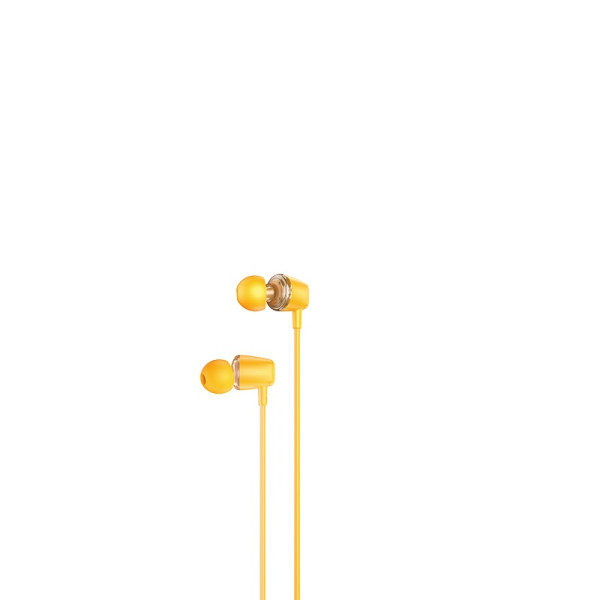 Casti Hoco M107 Discoverer with mic [Yellow]