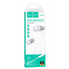 Casti Hoco M110 Encourage metal universal earphones with mic (1.2m) [Silver]