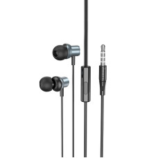 Наушники Hoco M110 Encourage metal universal earphones with mic (1.2м) [Metal-Gray]