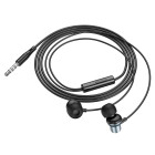Casti Hoco M110 Encourage metal universal earphones with mic (1.2m) [Metal-Gray]