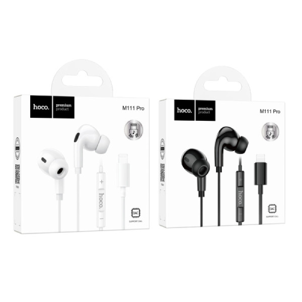 Наушники Hoco M111 Pro Primero digital headset Lightning (1.2м) [White]