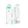 Casti Hoco M115 Sagacious universal earphones with microphone [White]